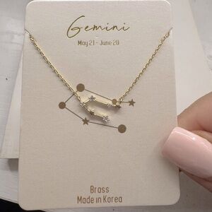 Necklace zodiac sign